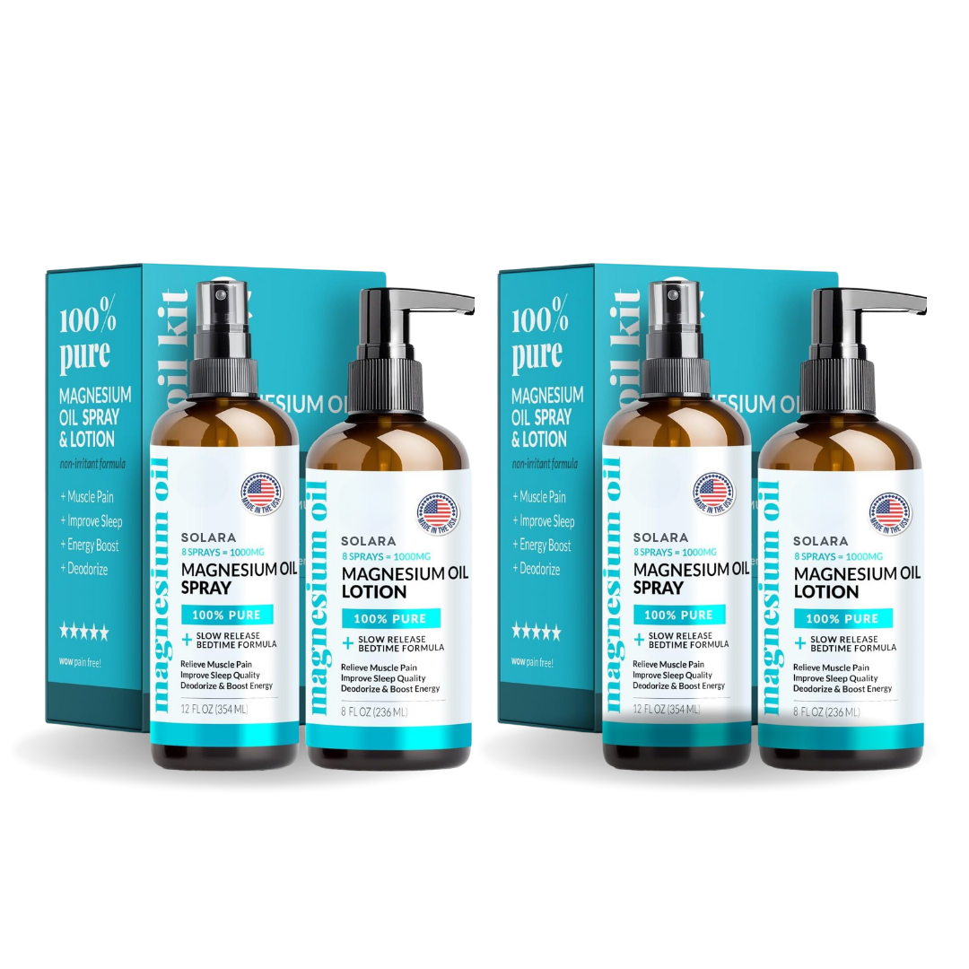 Pain Relief Magnesium Oil and Spray Set
