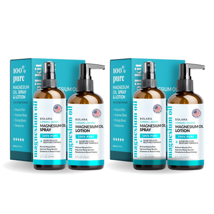 Pain Relief Magnesium Oil and Spray Set