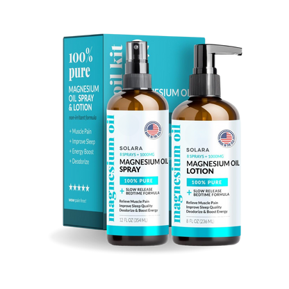 Pain Relief Magnesium Oil and Spray Set